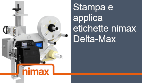 Stampante-applicatore di etichette per etichette adesive - LD8025 - START  International - per applicazione sulla parte superiore del prodotto